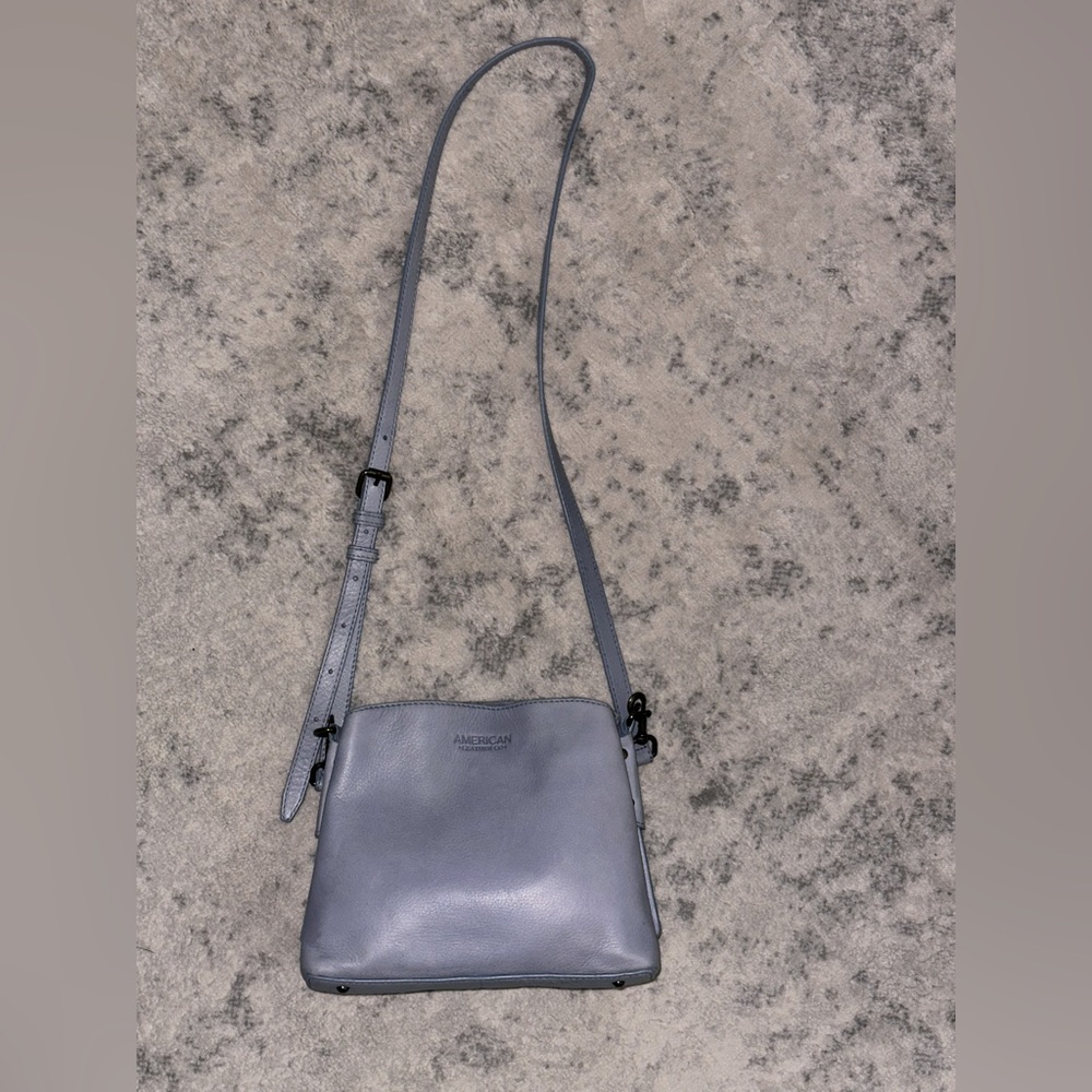 American leather co light blue Crossbody Bag